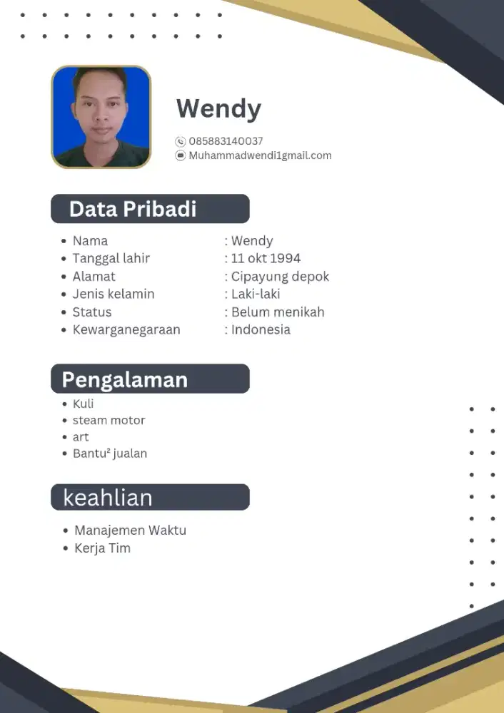 Info lokernya apa saja