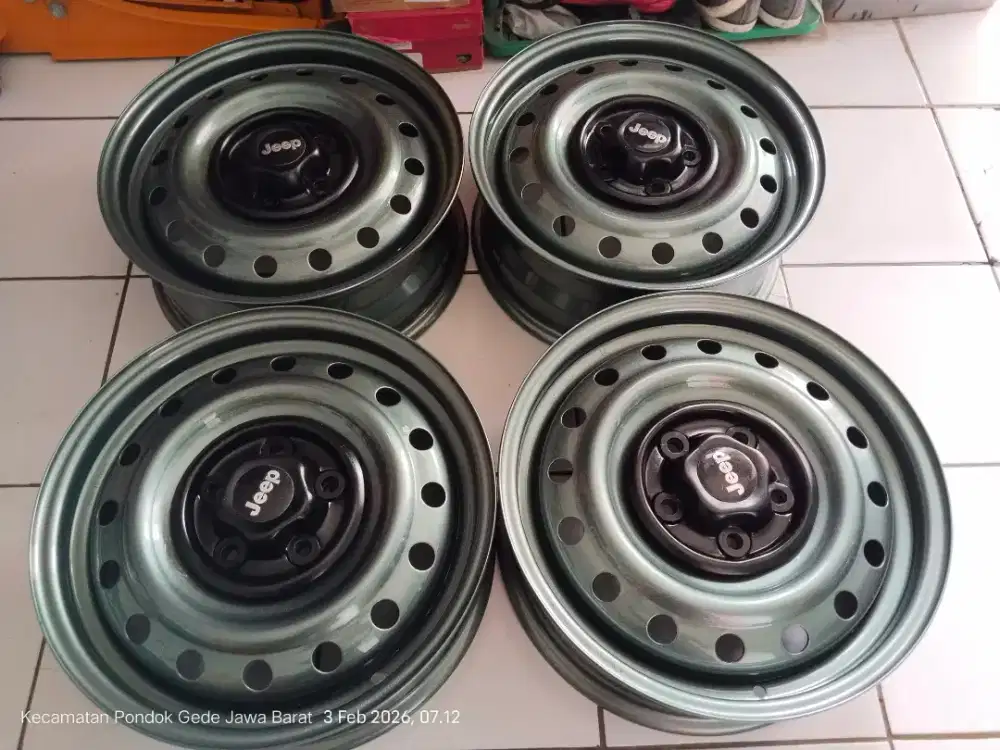 Velg kaleng made in japan R16 pcd 5X114 lebar 6 rata