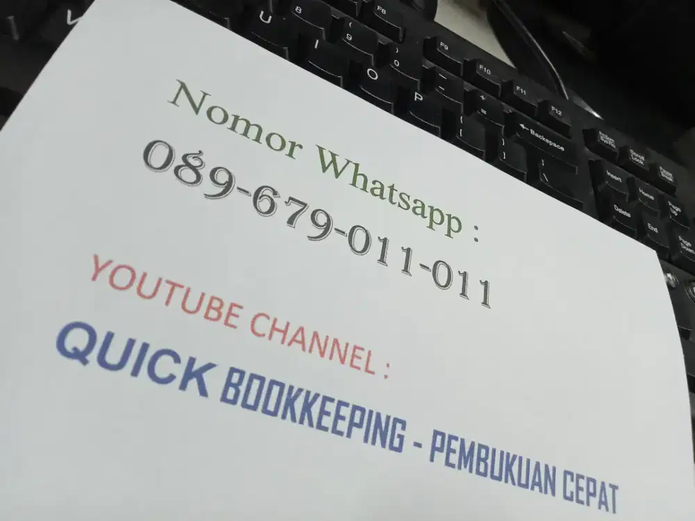 Menginput Transaksi Ke Software Quickbooks Pro, Quickbooks Premier dan