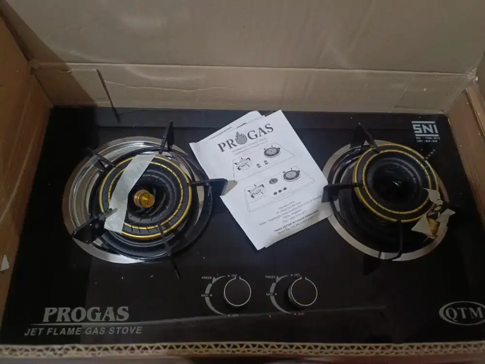 Kompor tanam 2 tungku progas baru