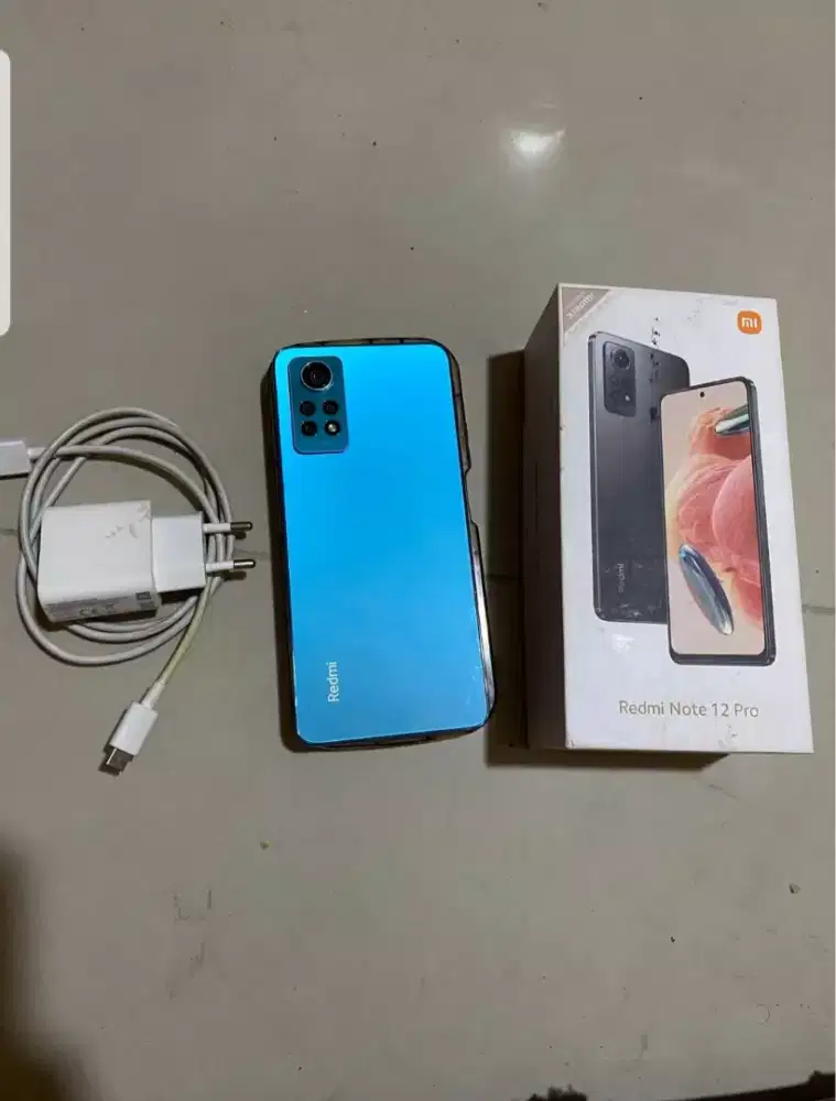 Xiaomi note 12 pro ram 8/256 kondisi bagus dan no minus lengkap