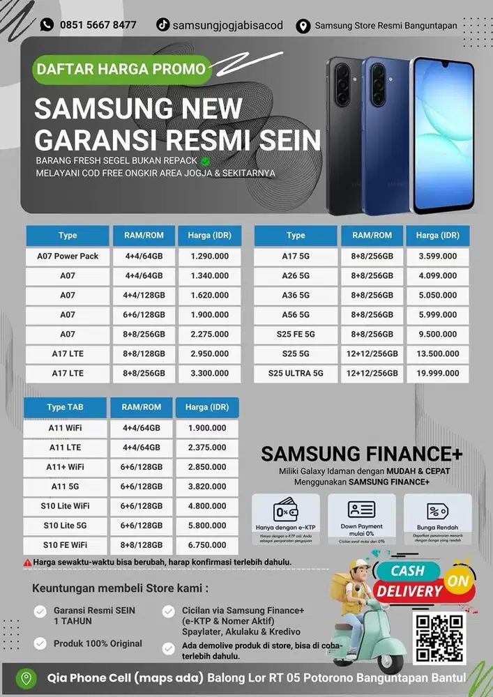 Samsung A Series Murah Bisa COD