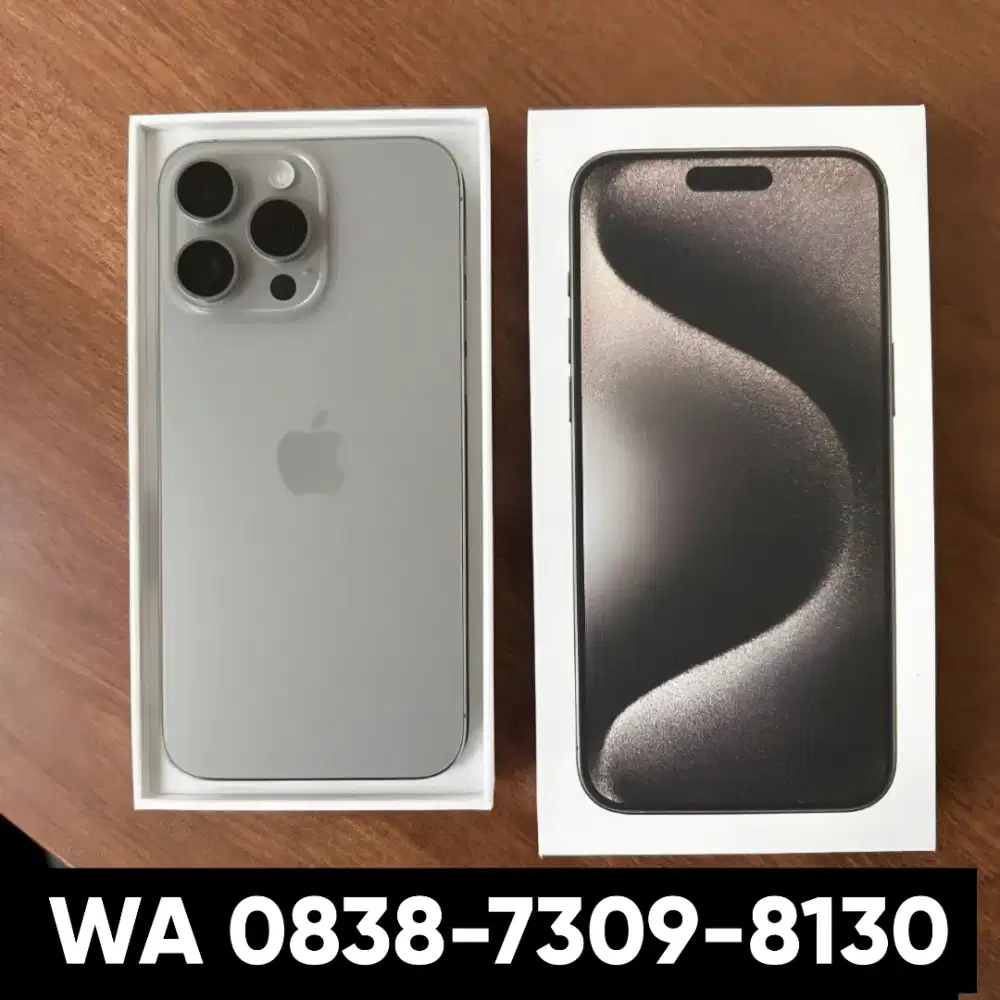 iPhone 15 Pro max 256GB - langsung wa chat
