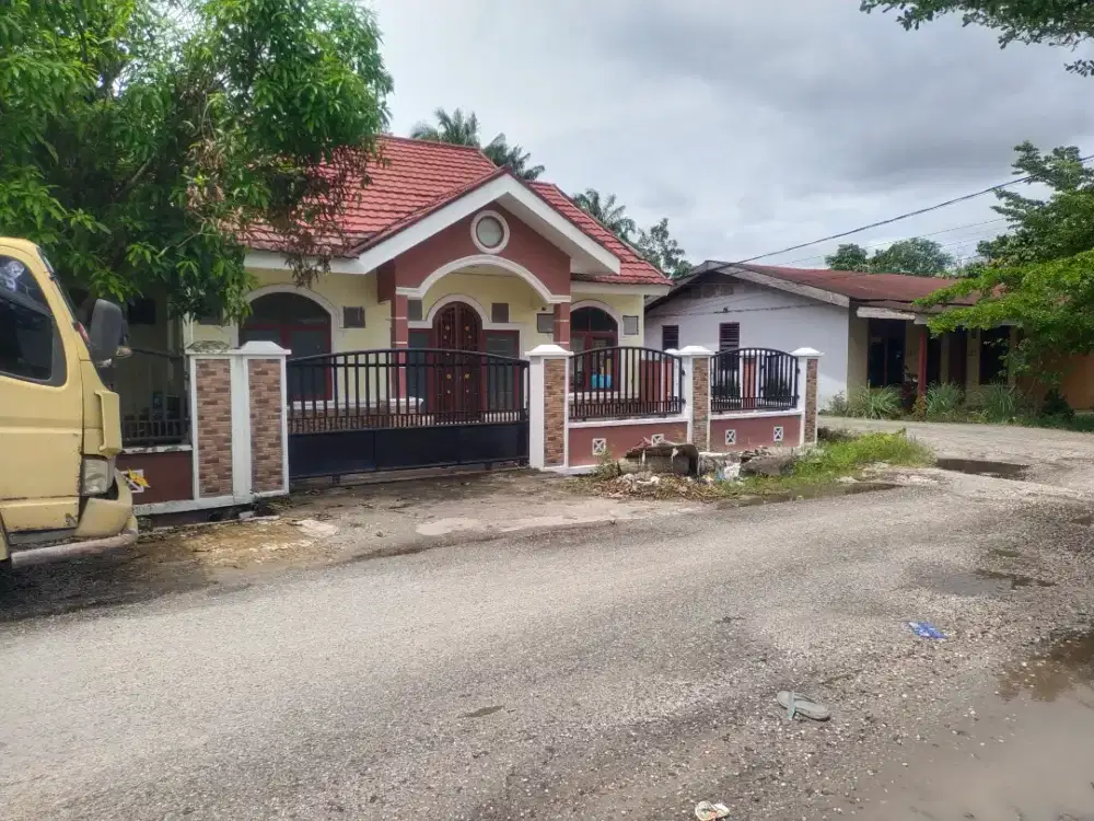 Disewakan rumah dekat pasar panam bisa perbulan sejuta