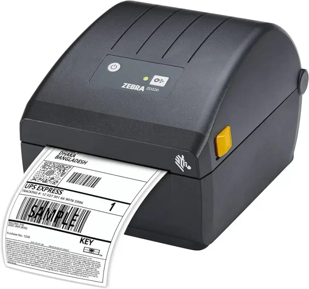 Printer stiker label barcode thermal Zebra ZD220