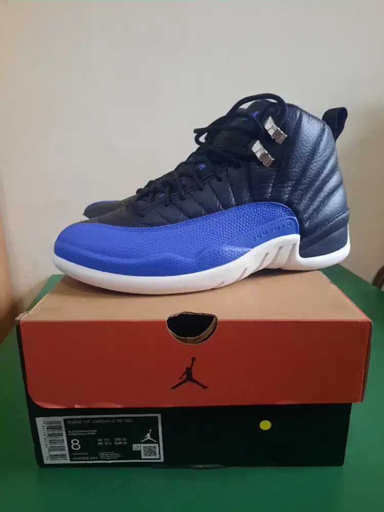AIR JORDAN  12 RETRO BLACK HYPER ROYAL