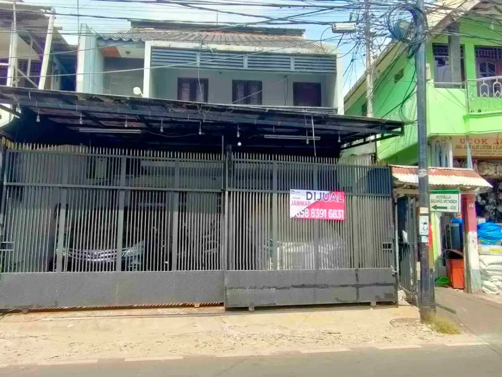 Rumah 3 Lantai Di Cipinang Pinggir Jalan Cocok Untuk Usaha