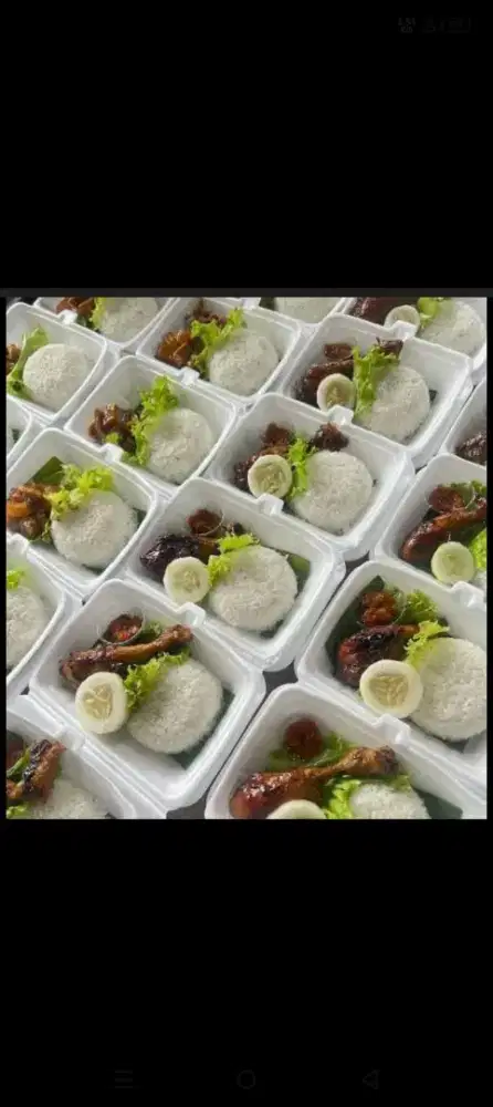 Nasi paket an murah meriah