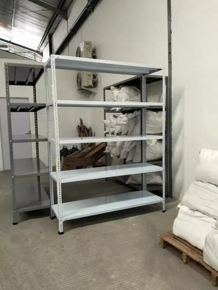 Rak siku besi rak gudang susun