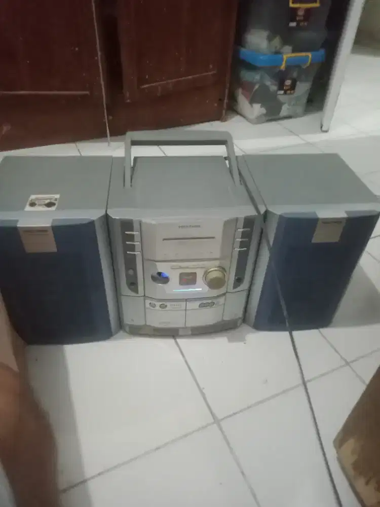 Mini compo Politron murah suara bagus dan ngebas