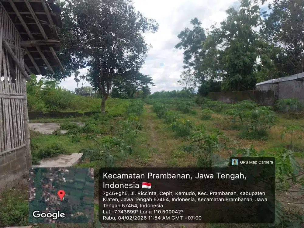 Dijual tanah pekarangan