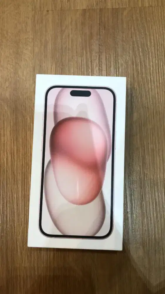New iPhone 15 Pink 128 GB Segel Box
Garansi Full