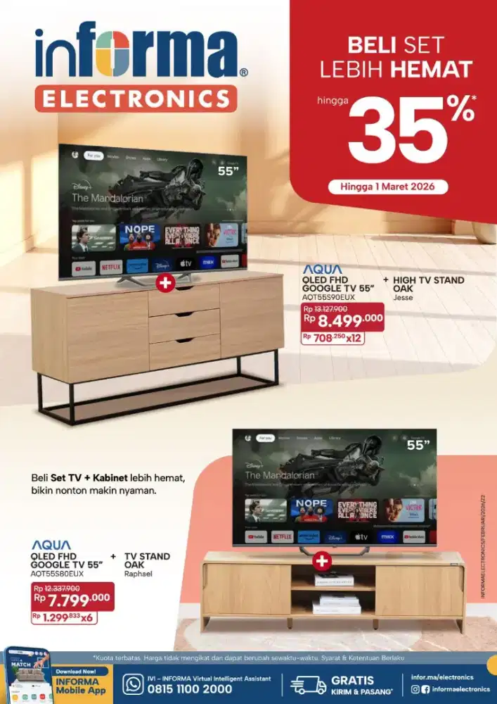 Promo tv 55 inc aqua google tv