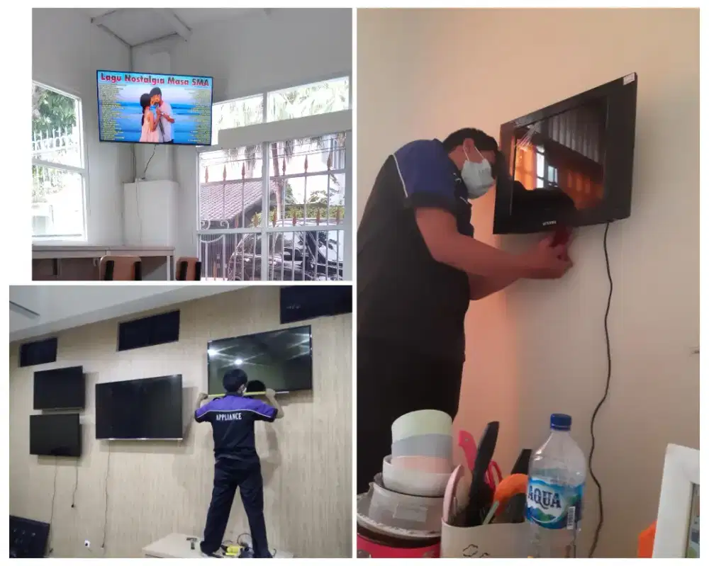 Braket +pasang atau jasa pasang terima rapih breket bracket led tv