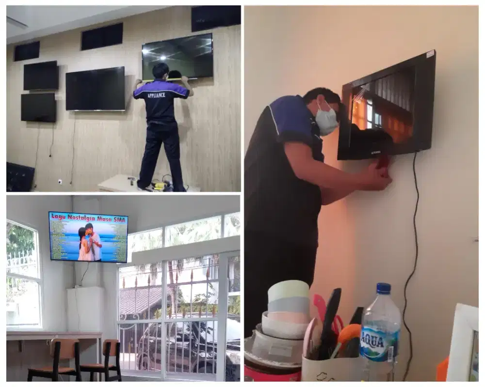 Braket +pasang atau jasa pasang terima rapih breket bracket led tv