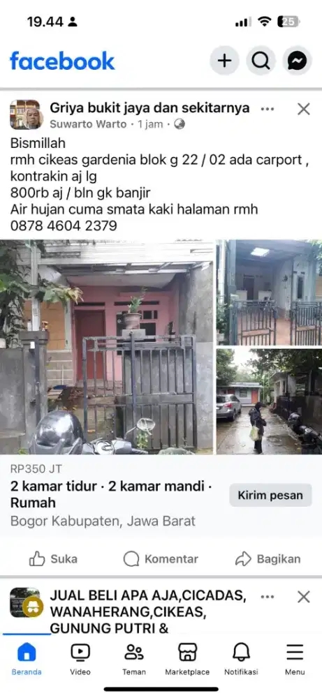 Rumah dijual murah