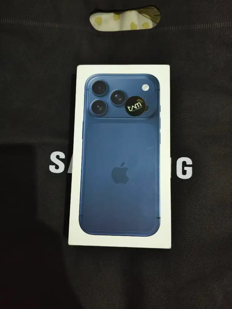Handphone I-Phone 17 Pro Blue 256 New Segel (Nego Pertamax)