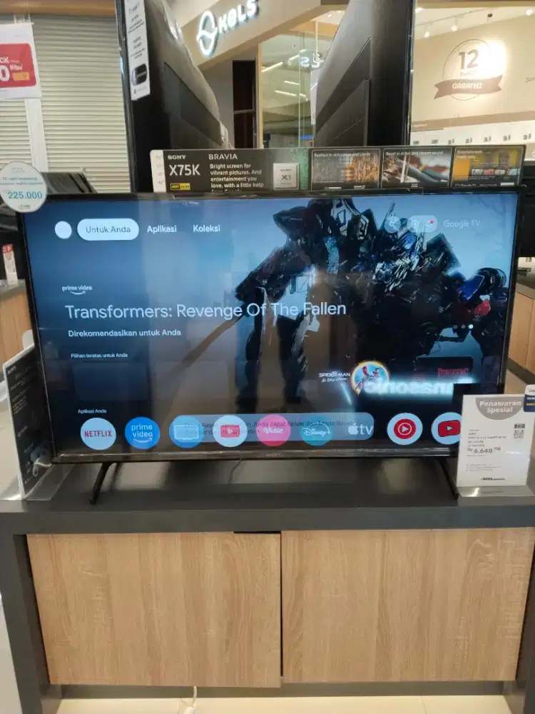 SONY LED GOOGLE TV 4K 43