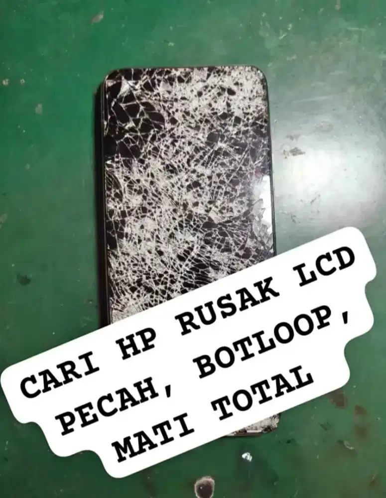 BelieHp bekas rusak matot