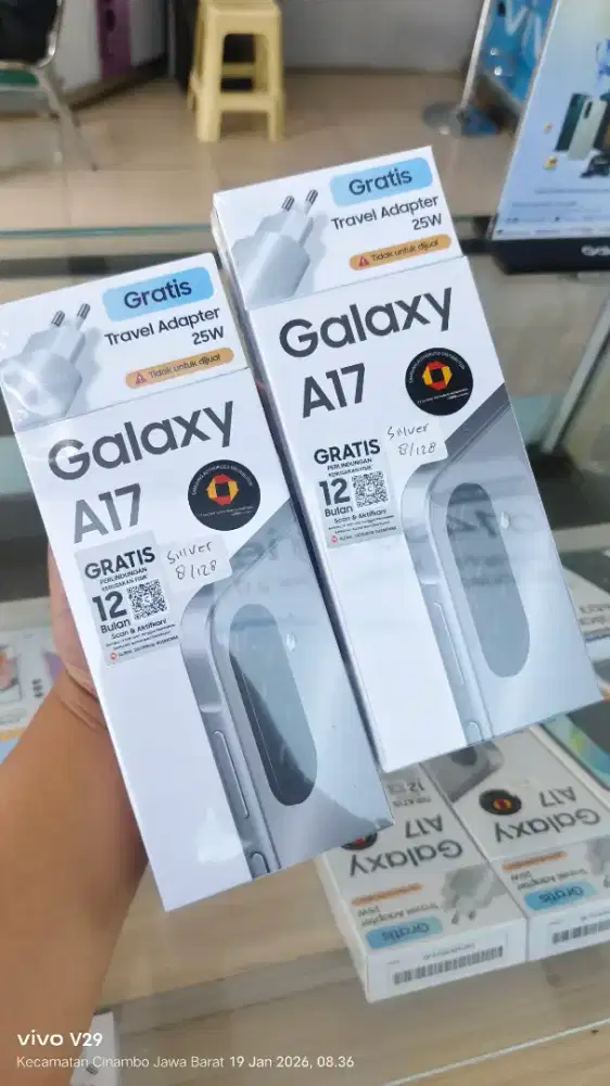 Samsung A17 8+8/128 baru segel box pabrik spesial promo