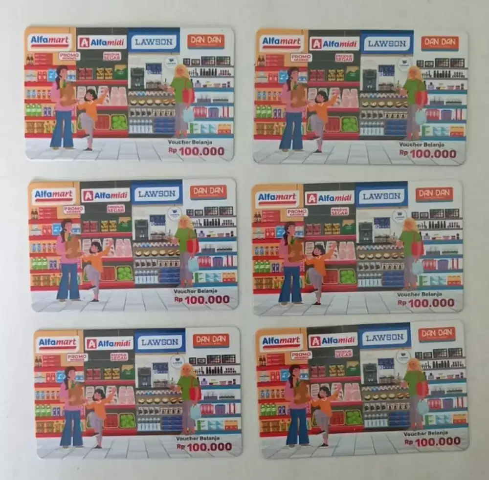 VOUCHER BELANJA ALFAMART - ALFAMIDI - LAWSON - DAN DAN