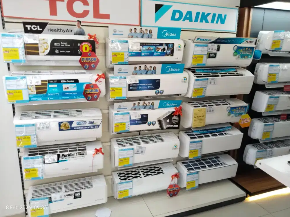 AC RESMI, GRATIS KIRIM DAN PASANG. CICILAN TANPA DP, CUKUP KTP SAJA