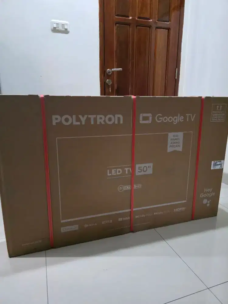 TV 50 Inch Polytron Google TV Resolusi 4K Ultra HD