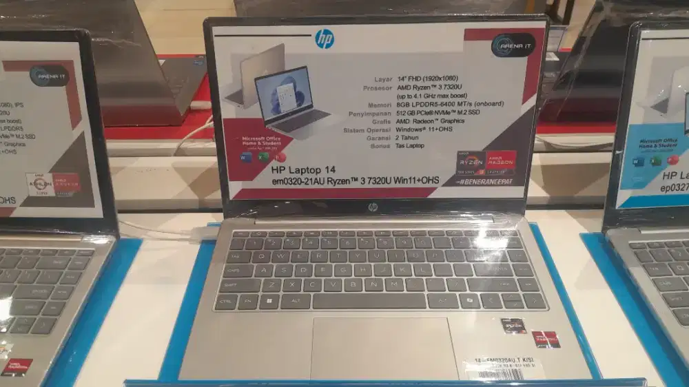 Laptop HP Ryzen 3 8/512