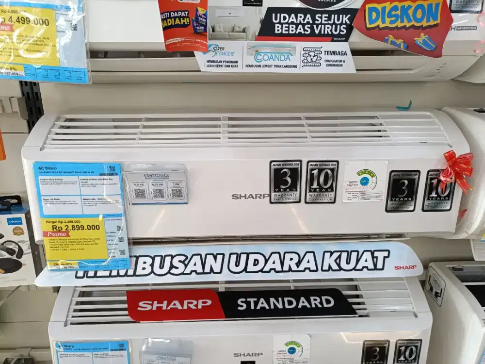 Kredit Kredivo ac sharp 1/2PK bunga 0 Tanpa Dp