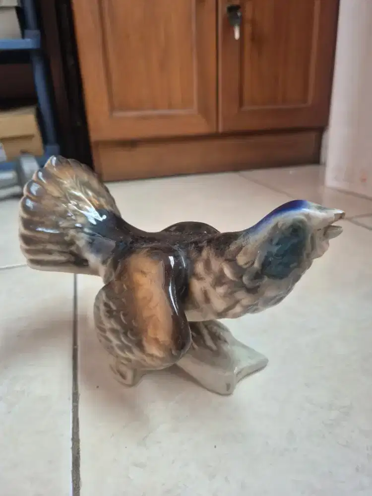 Patung vintage royal dux Capercaillie