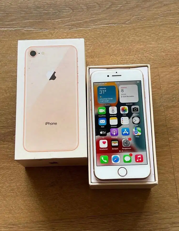 iPhone 8 white 64gb Fullset INTER