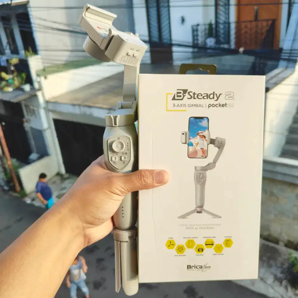 Gimbal Brica B Steady Pocket 2 AI Mulus Jarang Pakai Masih Garansi