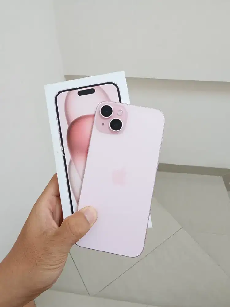 Iphone 15 Plus 128GB Pink Resmi