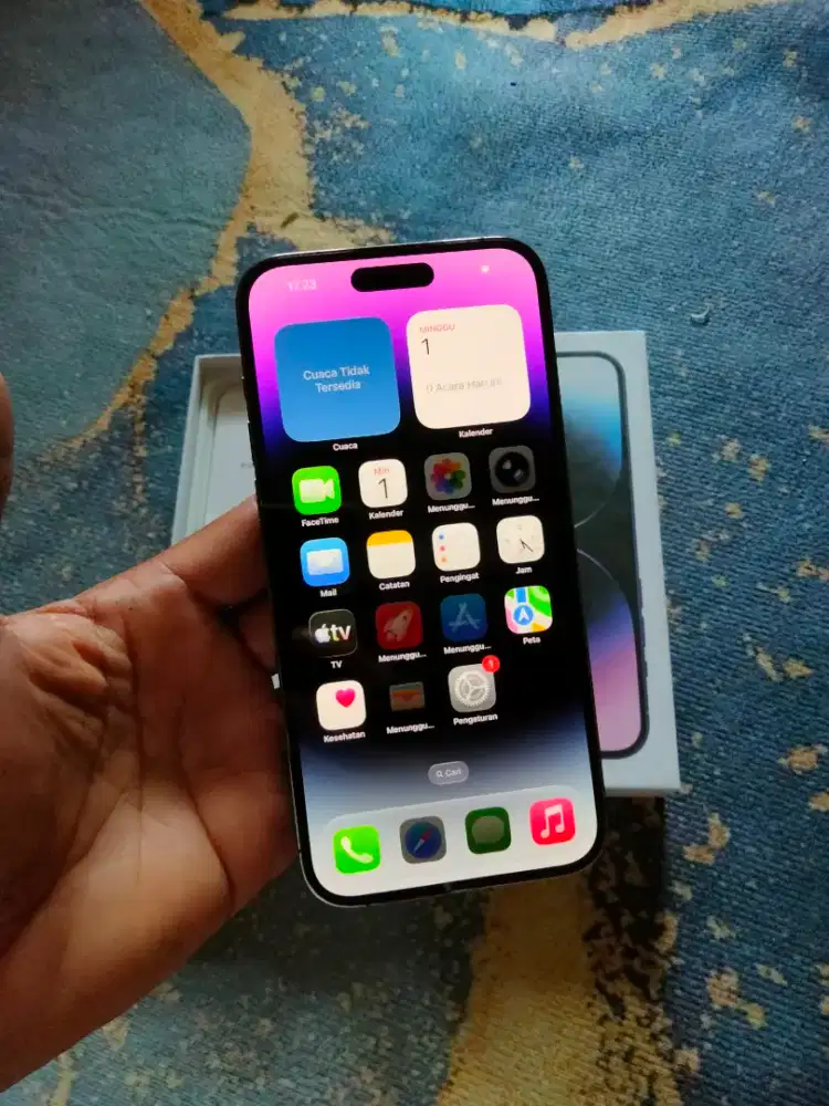 Iphone 14 Pro Max 128 Gb Inter Allprovider Bh 85% Fullshet TT Hp Lain