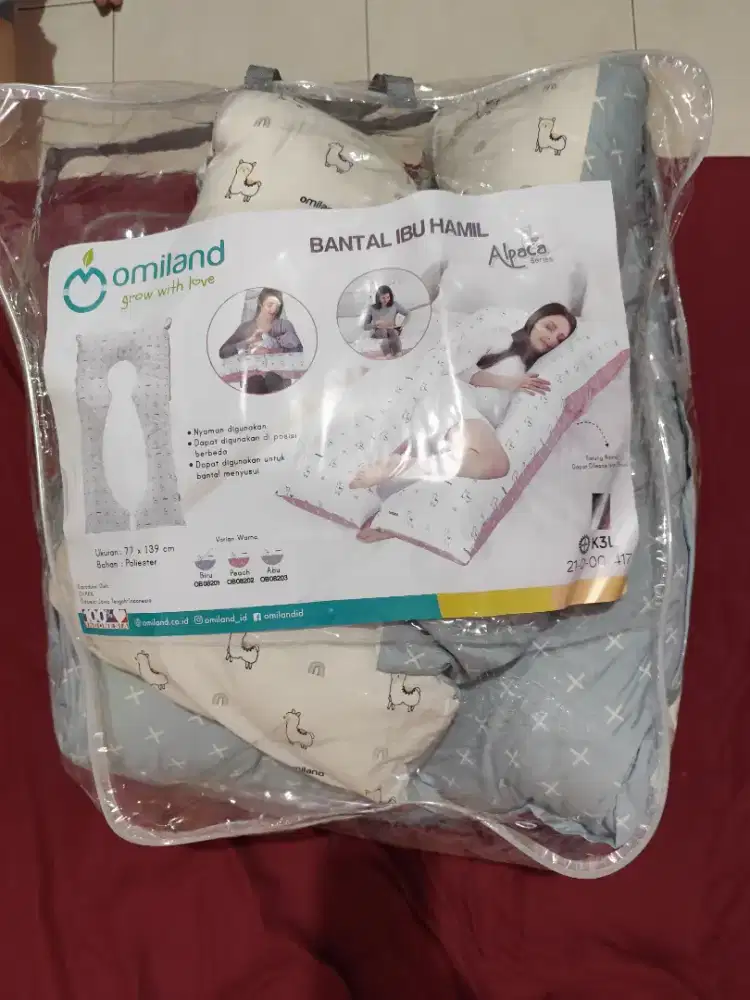 Omiland Bantal tidur Ibu Hamil Dan Menyusui 2 sisi