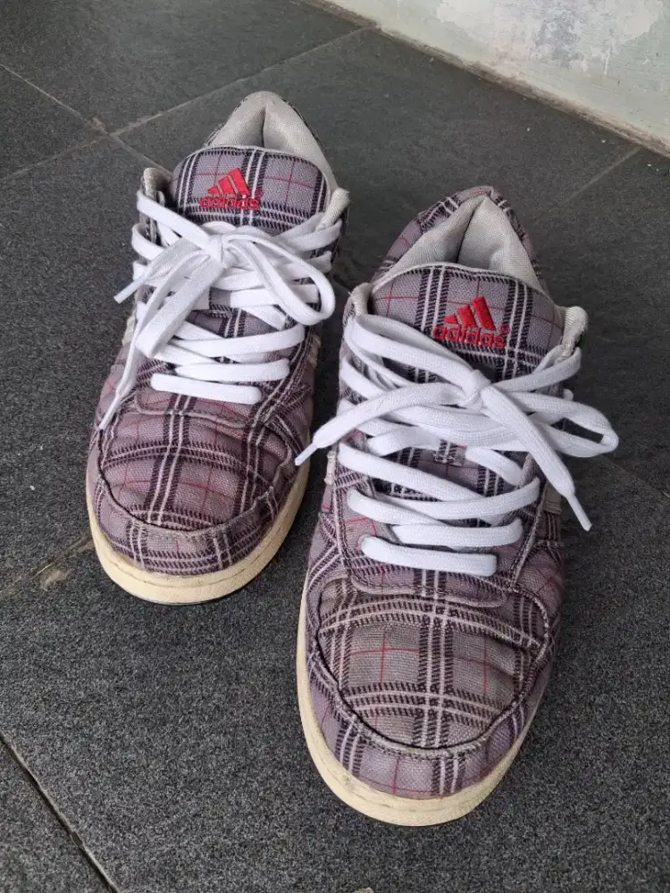 Adidas Sneaker Tartan Original Second Size 44 Vintage Rare