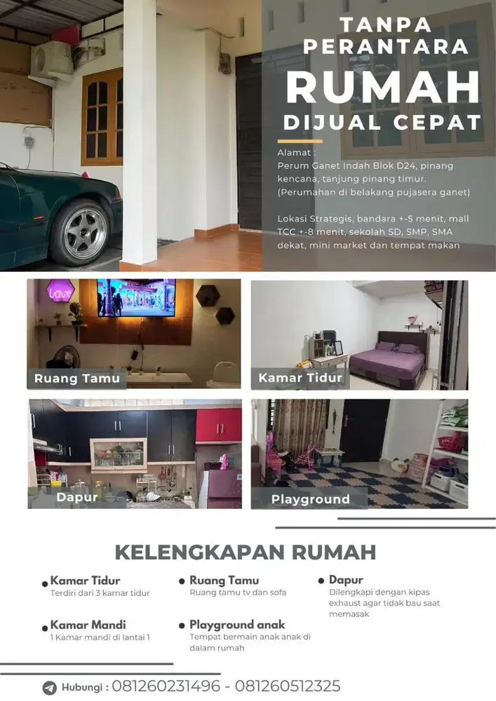 rumah full furniture