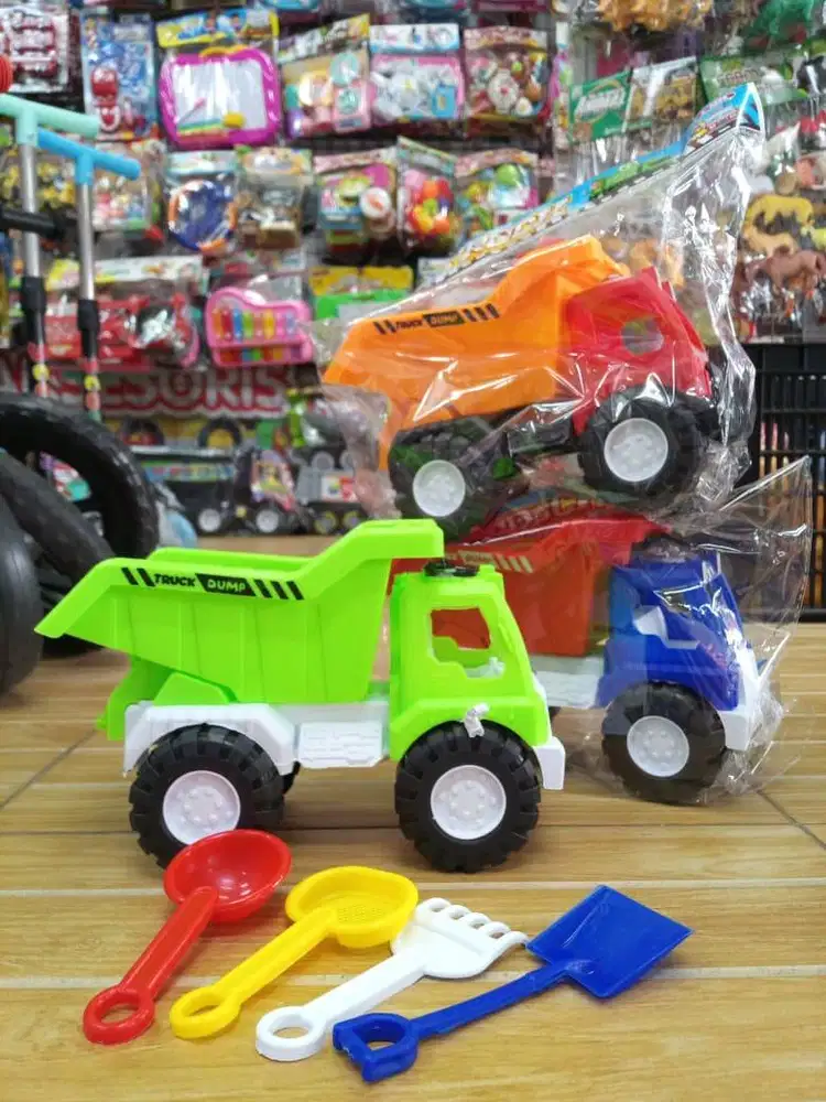 mainan anak truk dump