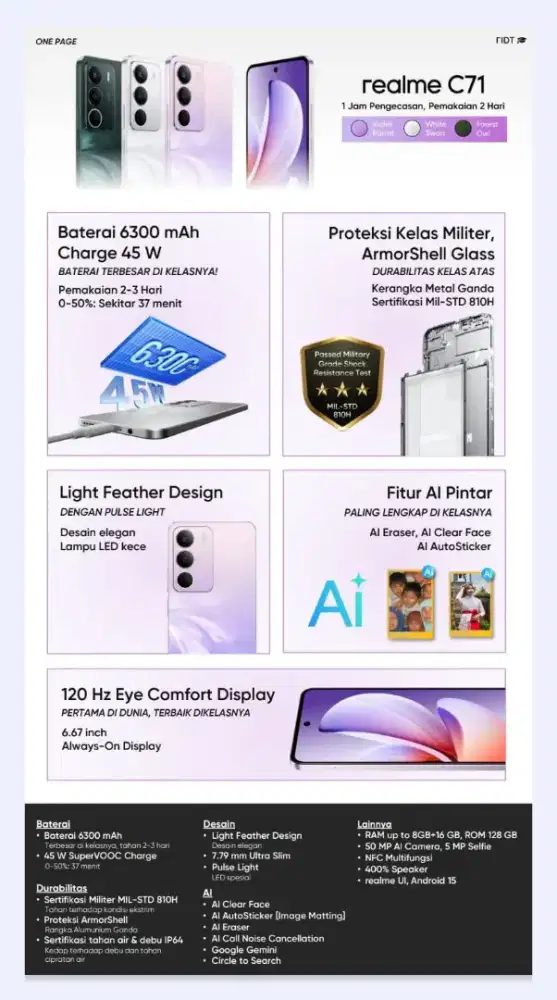 New Realme C71 Promo Februari