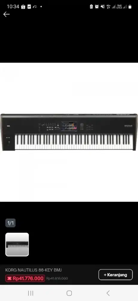KORG Nautilus 88 key