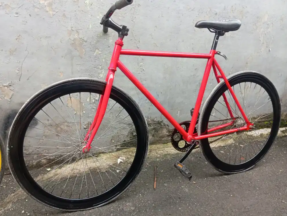 Sepeda fixie frame lokal L