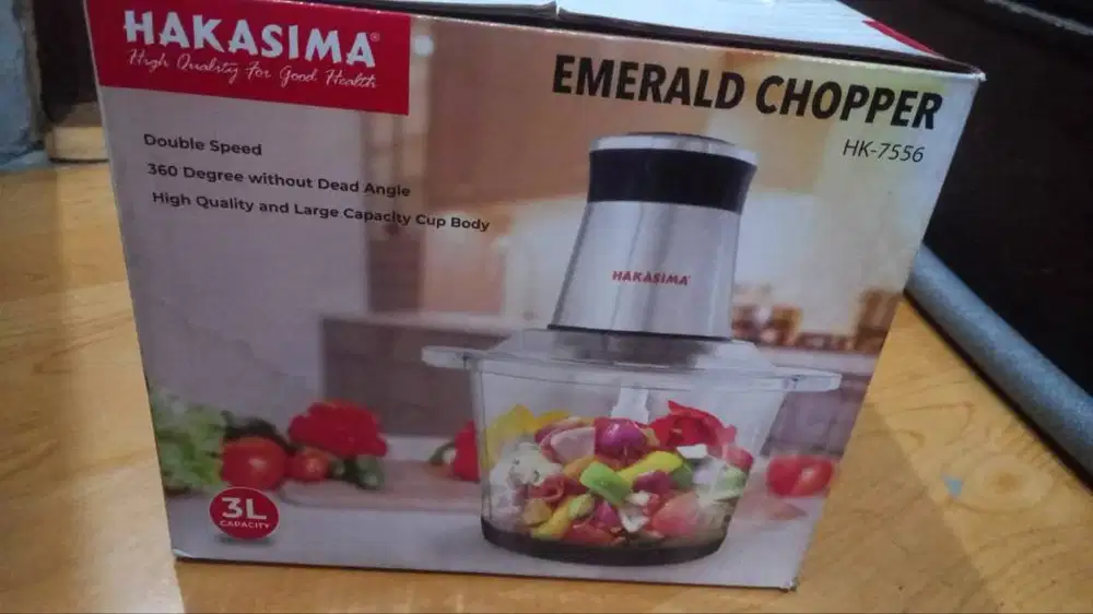Hakasima Emerald Chopper 3L (HK756) BU dan Masih baru belum buka segel