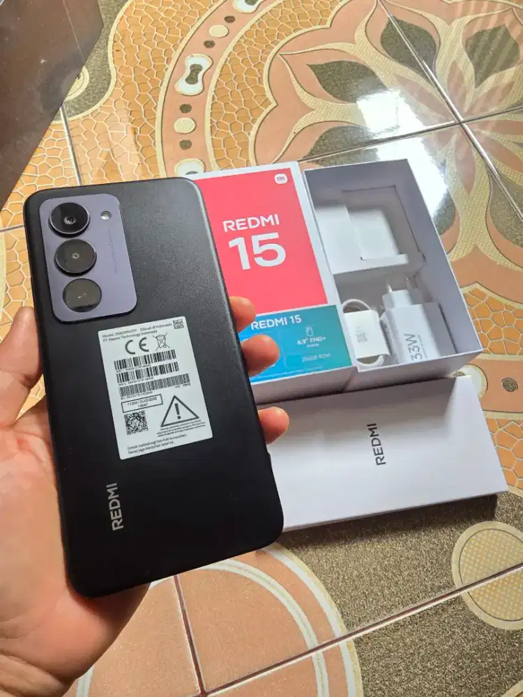 Redmi 15 8/256 mulus lengkap