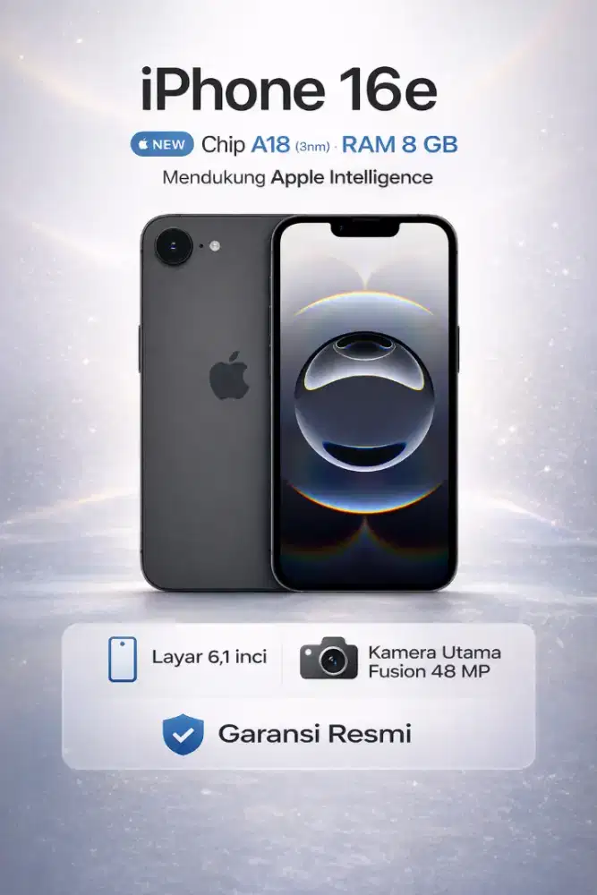 iPhone 16e 128Gb Garansi Resmi