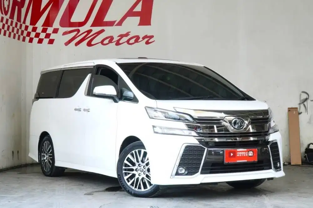 TOYOTA VELLFIRE ZG premium sound 2017 putih