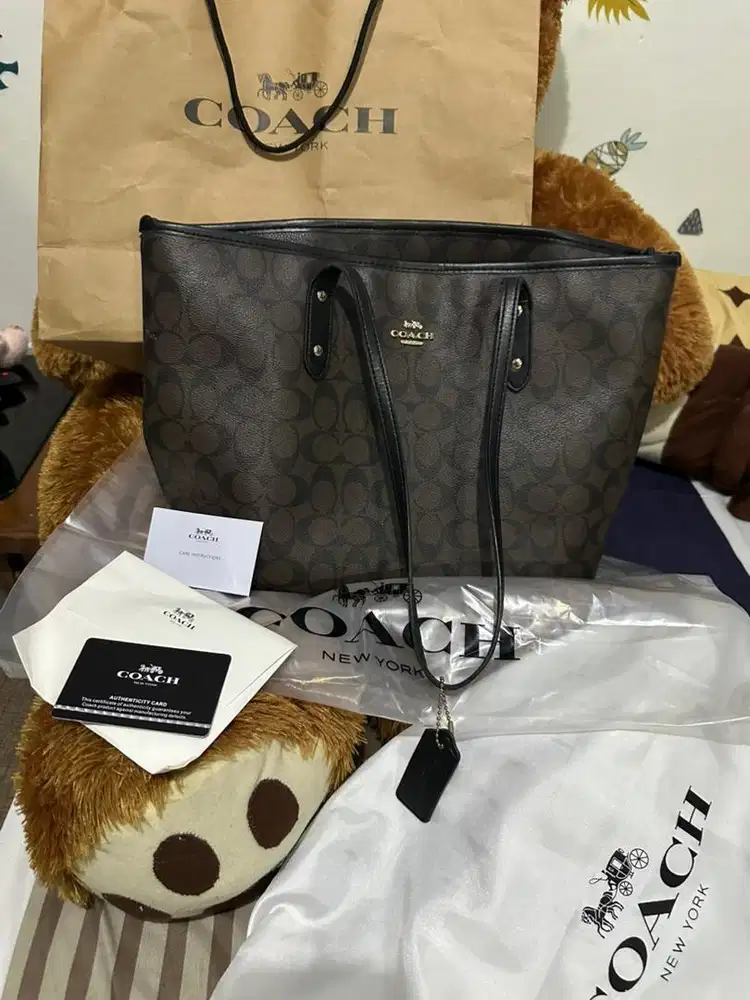 Coach Tote Bag coklat