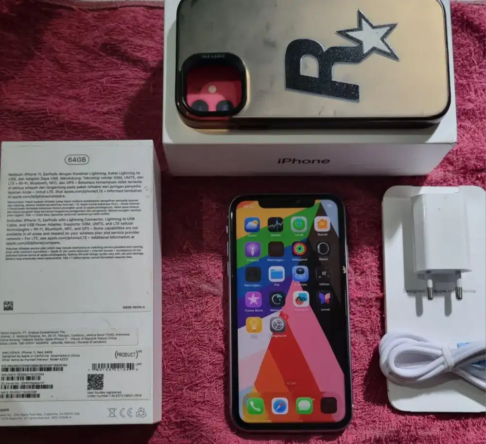 Iphone 11 128gb fulset dus beda warna