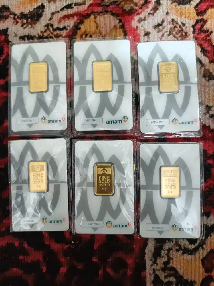 ANTAM 5 Gram ada 6 keping