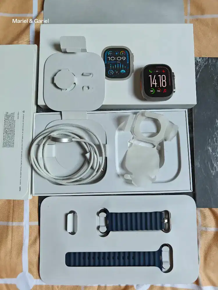 Apple Watch iWatch Ultra 2 BH 100 Titanium 49mm Fullset Original Apple