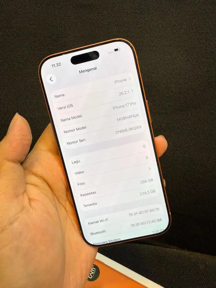 Iphone 17 pro 256 garansi sampai november